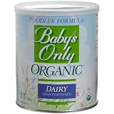 Babys Only Organic Toddler Formula, Dairy Iron Fortified, 12.7-Ounce Canisters (Pack of 3)