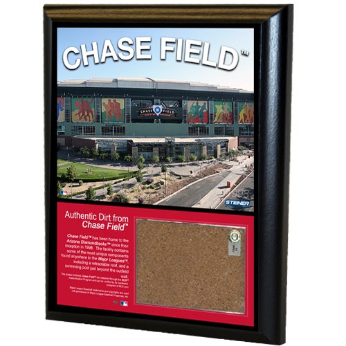 MLB Arizona Diamondbacks Chase Field 8x10-Inch Game Used Dirt Plaque Photomint