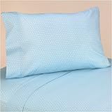 3pc Twin Sheet Set for Blue and Brown Mod Dots Bedding Collection by JoJo Designs
