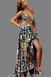 Sultry Print Jeweled Gowns by Sherri Hill