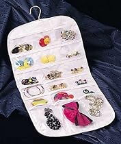 Whitney Design 37-Pocket Jewelry Organizer, White