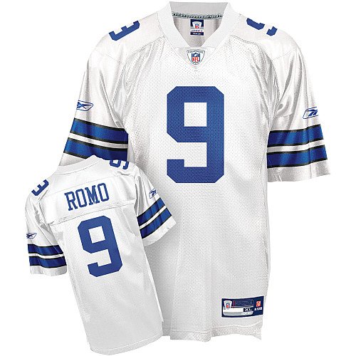 Reebok Dallas Cowboys Tony Romo Youth Replica White Jersey Small