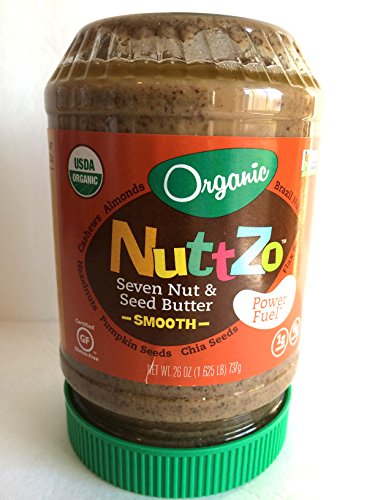 NuttZo Organic Seven Nut and Seed Butter 26 Oz. Jar