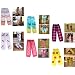 Bundle Monster 6 Pair Baby Leggings / Leg Warmers Mix Design Set for Girl - Fit 0 to 5 yrs Toddler