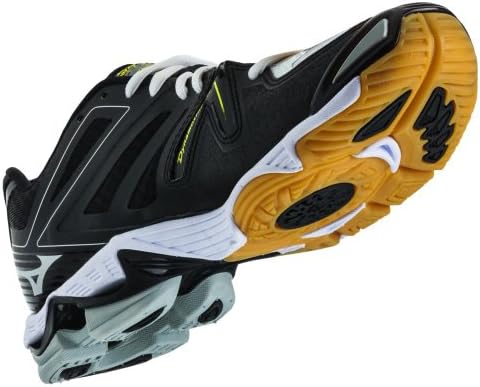 Mizuno Men's Wave Lightning RX3 Volleyball Shoes - White & Black (White/Black, 8)