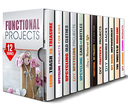 Functional Projects Box Set (12 in 1): Essential DIY Projects for Beauty, Cleaning, Organization, Decorations, Prepping and Best Household Hacks (DIY Household Hacks)