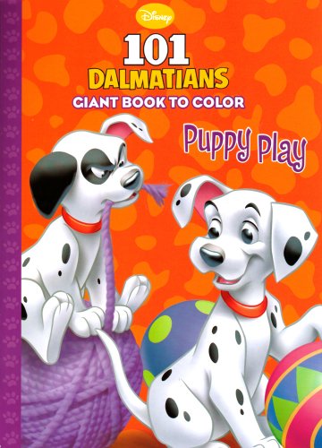 Childrens Toyshop  Toys : Disney 101 Dalmatians Giant Book to Color ~ Puppy Play