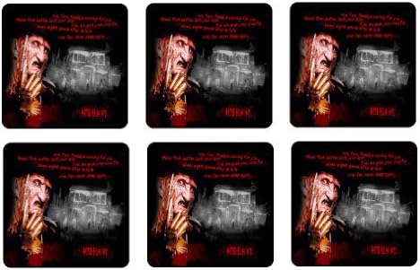 A Nightmare on Elm Street Coaster Set of 6 Mini Horror Mousepads