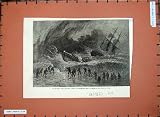 1867 Richard Lewis Life-Boat Shipwrecked Crew Penzance