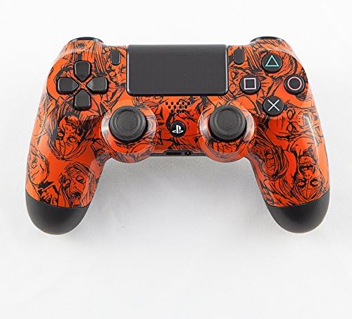 Orange Zombie PS4 Custom Controller