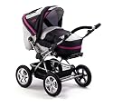 CHIC 4 BABY 100 33 - Alu-Kombi-Kinderwagen Viva fuchsia