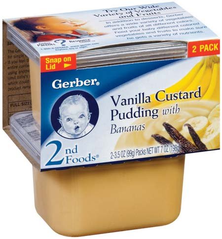 vanilla custard baby food