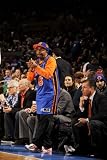 Boston Celtics v New York Knicks: Spike Lee Photographic Poster Print by Lou Capozzola, 24x36