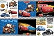 Blue Mountain Wallcoverings 31720452 Cars Victory Lane Blue/Grey Self-Stick Decorating Kit