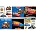 Blue Mountain Wallcoverings 31720452 Cars Victory Lane Blue/Grey Self-Stick Decorating Kit