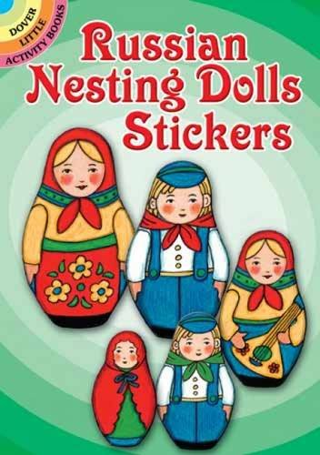 Russian nesting dolls stickers (dover little activity b…