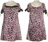 SELE Ink Dot Charmeuse Shift Dress