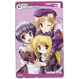 ミア・クレメンティス＆穂積さやか＆リースリット・ノエル (illust.べっかんこう) [夜明け前より瑠璃色な] AUGUST [50度数 テレカ]