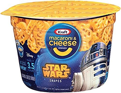 Kraft Easy Mac Cheese, Star Wars Shapes, 1.9 Ounce