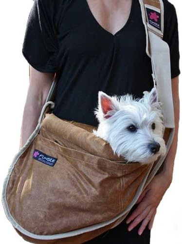 Fundle Ultimate Pet Sling LUX Series Color: Camel Size: Large