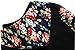 AOVCL Women's Floral Printed Long Sleeve Hooded Pullover Hoodies Sweatshirt (Tag M, Black)