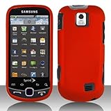 Samsung Intercept Moment 2 M910 Cell Phone Rubber Feel Orange Protective Ca ....
