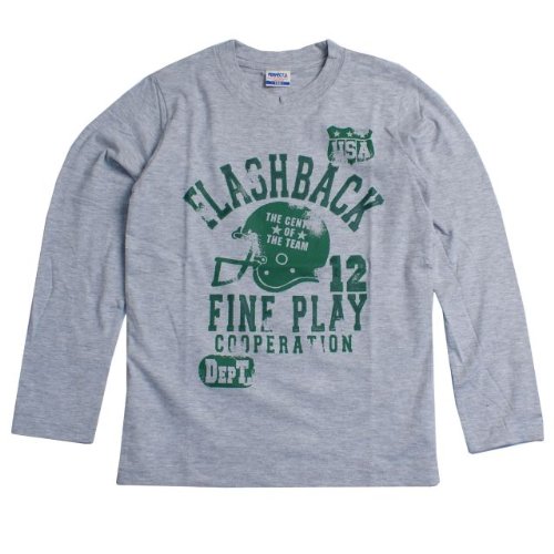 ジュニア Tシャツ 男の子カジュアルプリント長袖Tシャツ（子供）130cm140cm150cm160cm