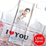 ■カン・ジファン (Kang Ji Hwan）カンジファン『B-TYPE』前掛け/エプロンポケット付（フリーサイズ）！前面に大好きスターの写真印刷！韓流スター・K-POP