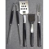 Charcoal Companion 4 Piece Barbecue Tool Set CC 1005 by Charcoal Companion
