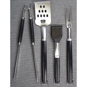 Charcoal Companion 4 Piece Barbecue Tool Set CC 1005 by Charcoal Companion
