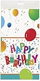 Birthday Jamboree Plastic Tablecloth, 84" x 54"