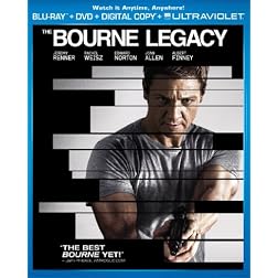 The Bourne Legacy (Two-Disc Combo Pack: Blu-ray + DVD + Digital Copy + UltraViolet)