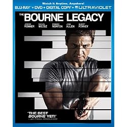 The Bourne Legacy (Two-Disc Combo Pack: Blu-ray + DVD + Digital Copy + UltraViolet)