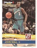 2010-11 Donruss NBA Starting 5 #JW John Wall RC - Washington Wizards (RC - Rookie Card) Limited Edition Promo Basketball Trading Card in a Screwdown Case!