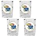 Kansas Jayhawks NCAA 4pc Shot Glass Set by Great American Products