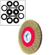 WHEEL WIRE BRUSH 6inch CRIMPED