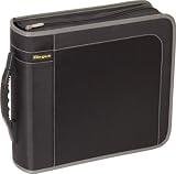 Targus CityGear 240 Capacity CD/DVD Album Case TDP018US (Black with Grey Contrasting)