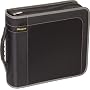 Targus CityGear 240 Capacity CD/DVD Album Case TDP018US (Black with Grey Contrasting)