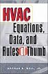 HVAC Equations, Data and Rules of Thumb