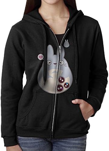 Rigamino Japanese Popular Anime Characters My Neighbor Totoro Women's Hooded Sweatshirt With Pocket