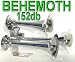 Behemoth Triple Trumpet Train Horn 152db Chrome Finish NIB