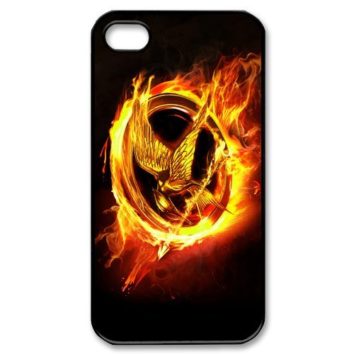 The Hunger Games Flaming Mockingjay iPhone 4/4s Case Hard Snap On iPhone 4/4s Case