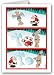 Snow Angels Christmas Cards - humorous 12 cards/ 13 envelopes