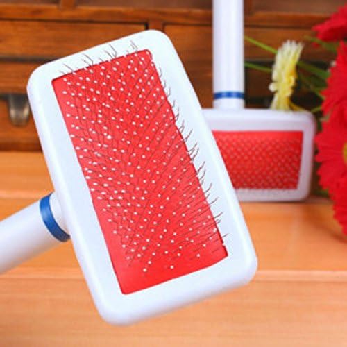 Fast Shipping Quick Clean Shedding Tool Brush Comb Pet Fur Grooming Dog Cat Long Short Hair Square Thick Pins