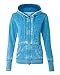 J America Women's Vanity Zen Fleece Full-Zip Hooded Sweatshirt