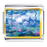  : Monet's Nympheas Water Lilies Italian Charms Bracelet Link