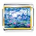 Monet's Nympheas Water Lilies Italian Charms Bracelet Link