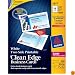 Avery 5877 Clean edge laser business cards, 2 x 3-1/2, white, 400 cards/box