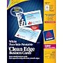 Avery� 05877 White Clean Edge Two Sided Laser Business Cards, 2" x 3 1/2", Box of 400