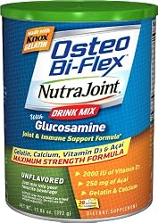 Knox NutraJoint Plus Glucosamine Drink Mix, Maximum Strength Formula, Unflavored, 13.86 Ounces